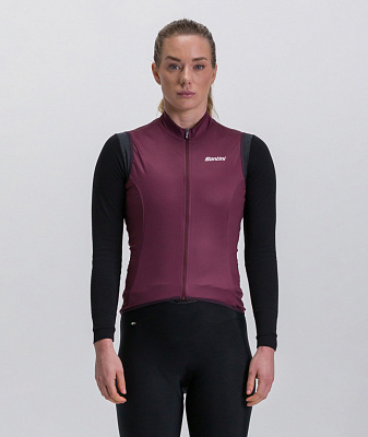 Жилетка женская Santini Nebula Woman'S Wind Vest / Бордовый