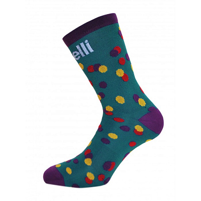 Носки Cinelli Socks Caleido Dots Ottanio / Мультицвет