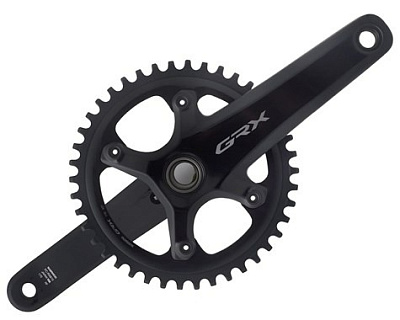 Система шатунов Shimano GRX FC-R810-1 Road Crankset / 40T / Hollowtech II / 1x12-Speed (OEM)