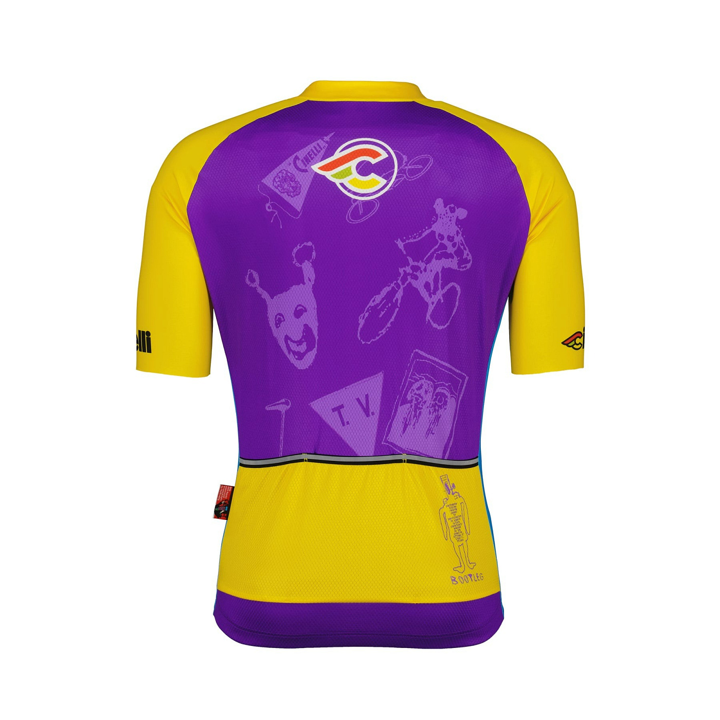 Джерси Cinelli Jersey Ciao Icons / Фиолетовый-Желтый