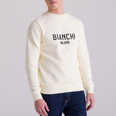Кофта Santini Bianchi Milano Fan Sweatshirt / Белый