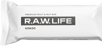 Батончик орехово-фруктовый R.A.W. LIFE Fruit & Nut Bar / Кокос