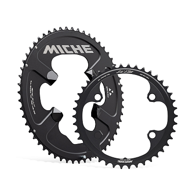 Звезда для шатуна Miche Utg R92 Chainring 56T 12Sp Black With Bolts