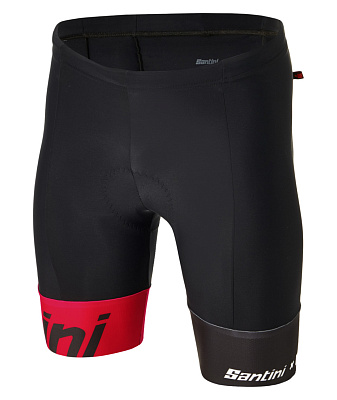 Велошорты без лямок Santini Ikaika Triathlon Shorts / Черный