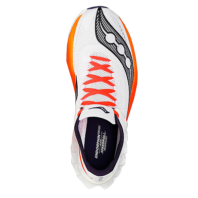 Беговые кроссовки мужские Saucony Endorphin Pro 4 / Белый-Черный