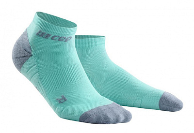 Женские спортивные компрессионные носки CEP Low Cut Socks 3.0 / Бирюзовый