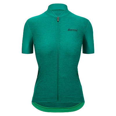 Веломайка женская Santini Colore Puro Women's SS Cycling Jersey / Зеленый
