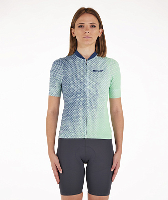 Веломайка женская Santini Paws Women's Jersey / Зеленый