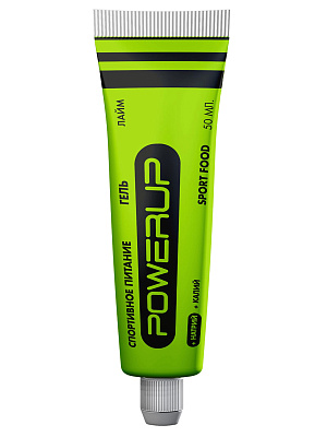 Гель энергетический PowerUp Classic Gel Натрий-Калий / 50ml / Лайм