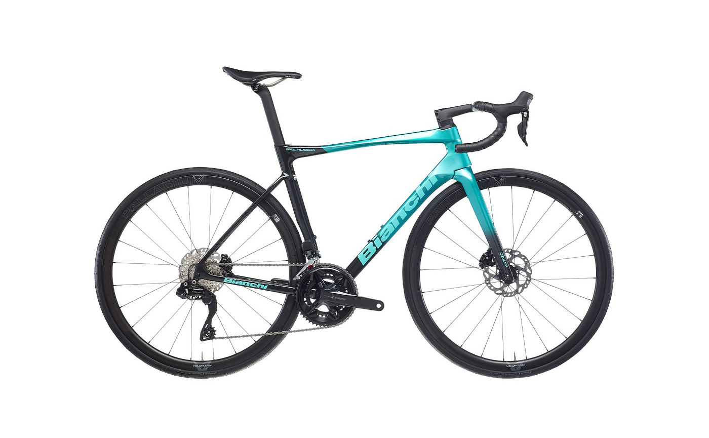 Bianchi Specialissima Comp Rival eTap AXS B9 / Глянцевый Целесте-Черный