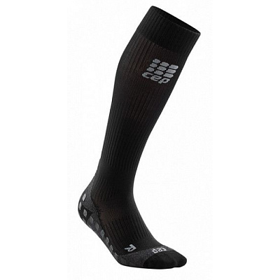 Мужские спортивные компрессионные гольфы CEP Socks 3.0 / Черный