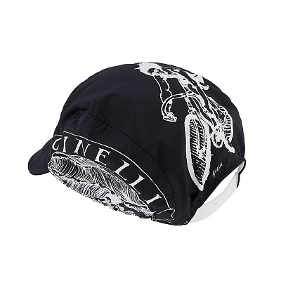 Велокепка Cinelli Cap Gerry Wedd Cyclist Surfer / Черный-Белый