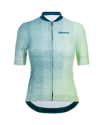 Веломайка женская Santini Paws Women's Jersey / Зеленый