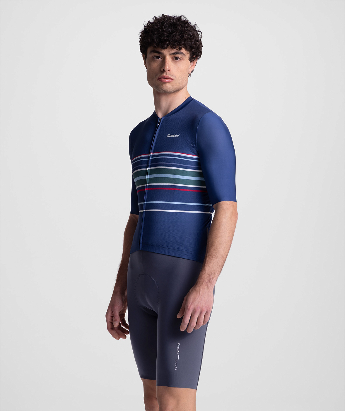 Веломайка Santini Bengal Evo Unisex SS Cycling  Jersey / Синий