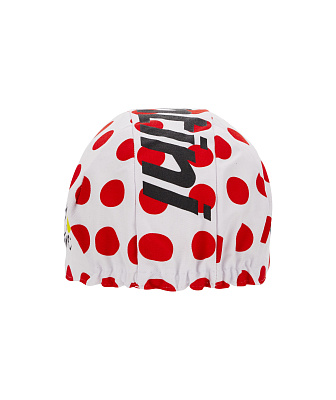 Велокепка Santini Tour De France Cycling Cap / Белый-Красный
