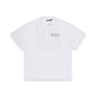 Футболка Cinelli T-Shirt We Bike Harder 2023 / Белый