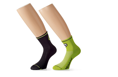 Носки Assos Mille Sock Evo7 - 2 пары / Зеленый
