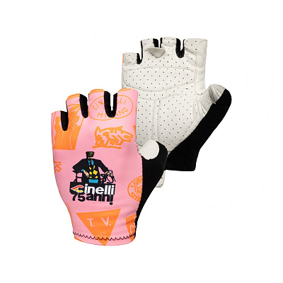 Велоперчатки Cinelli Gloves 75Th Anniversary Short / Розовый