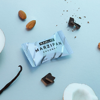 Конфета R.A.W. LIFE Marzipan Coconut / Кокос