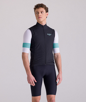 Жилетка Santini Bianchi Milano Windshell Wind Vest / Черный