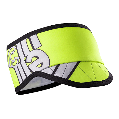Повязка на голову с козырьком Cinelli Supercorsa Headband1 / Желтый-Белый