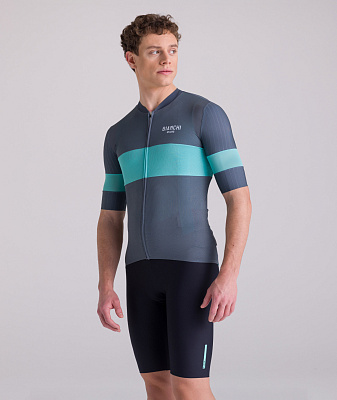 Веломайка Santini Bianchi Milano Race Unisex Jersey / Серый