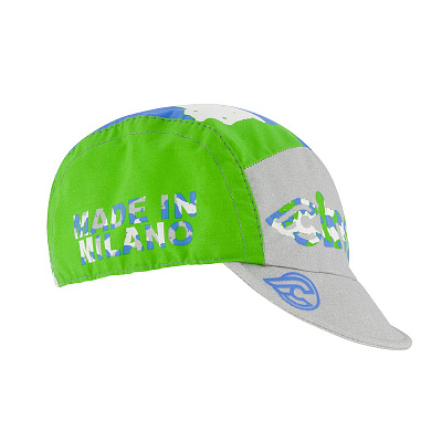 Велокепка Cinelli Cap Global Cycling Green And Blue