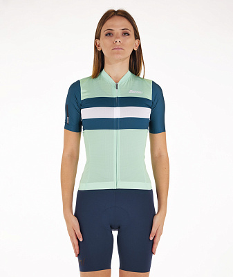 Веломайка женская Santini Eco Sleek Bengal Women's Jersey / Зеленый