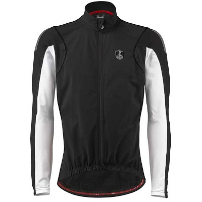 Куртка легкая Campagnolo Raytech Wind Protection Full Zip Jersey / Черный-Белый