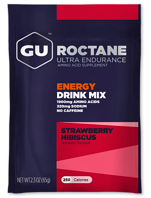 Напиток с аминокислотами GU Roctane, вкус Клубника-Гибискус 65гр