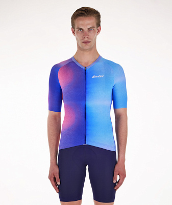 Веломайка Santini Ombra Unisex Jersey / Голубой