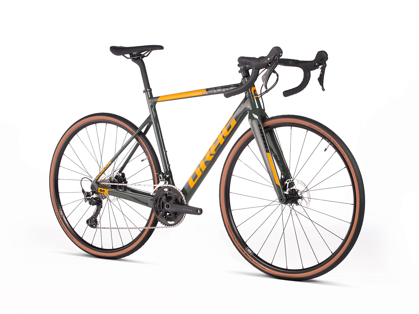 DRAG Corsa CX Pro GRX810 / Зеленый-Оранжевый