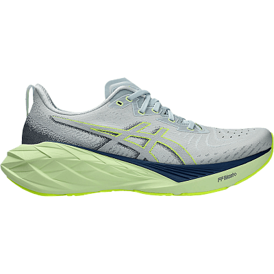 Беговые кроссовки мужские Asics Novablast / Cool Grey/Blue Expanse