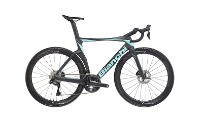 Bianchi Oltre Pro Dura Ace Di2 12S RC50 / Черный-Целесте