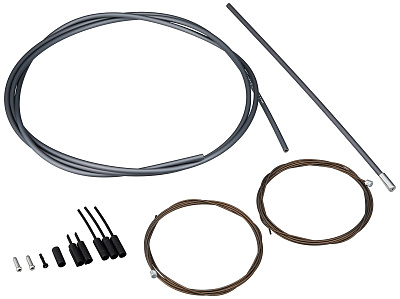 Трос и Оплетка переключения Shimano Dura-Ace R9100 Road Shift Cable Set 2100/1800mm / Серый
