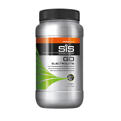 Напиток углеводный SiS GO Electrolyte с электролитами в порошке, вкус Апельсин, 500гр.