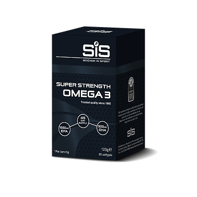Омега 3 в капсулах SiS OMEGA 3 1000мг Super Strength 90 капсул 123гр