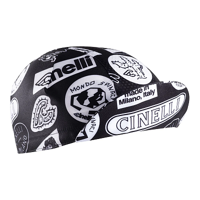 Велокепка Cinelli Supercorsa Cap / Черный-Белый