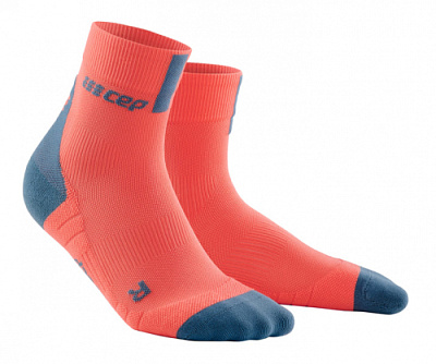 Мужские спортивные компрессионные носки CEP Short Socks 3.0 / Оранжевый