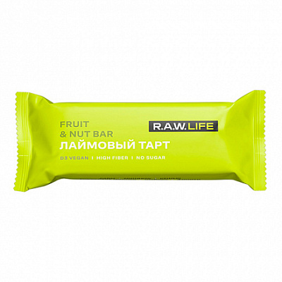 Батончик орехово-фруктовый R.A.W. LIFE Fruit & Nut Bar / Лаймовый тарт