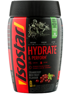 Изотонический напиток Isostar Hydrate & Perform / Клюква 400г