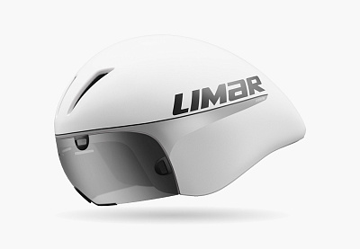 Велосипедный шлем Limar Air King / Белый / Визор Серый