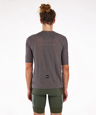 Футболка Santini Stone Delta Tech T-Shirt / Коричневый