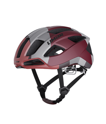 Велосипедный шлем Limar Air Stratos / Серый-Бордовый 80s