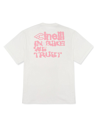 Футболка Cinelli T-Shirt In-Bike-We-Trust / Белый