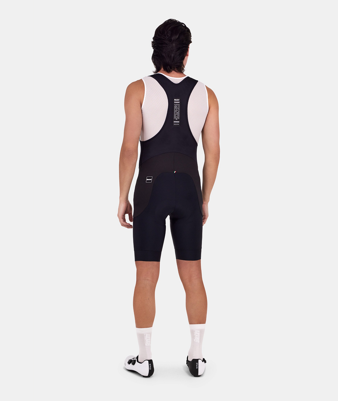 Велошорты антиабразивные Santini Impact Pad / Черный
