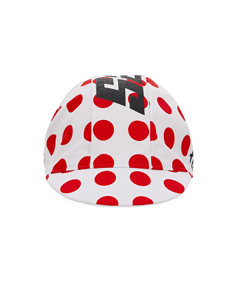 Велокепка Santini Tour De France Cycling Cap / Белый-Красный