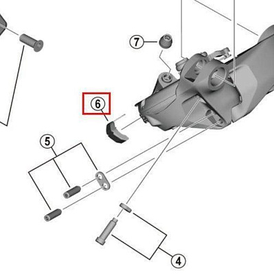 Крышка разъема зарядки Shimano Dura-Ace Di2 RD-R9250 Charger Cover