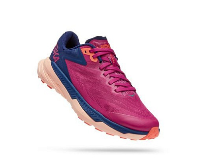Беговые кроссовки женские HOKA One One Zinal / Фиолетовый-Синий