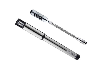 Насос Birzman Infinite Apogee Road CO2 / Серебристый